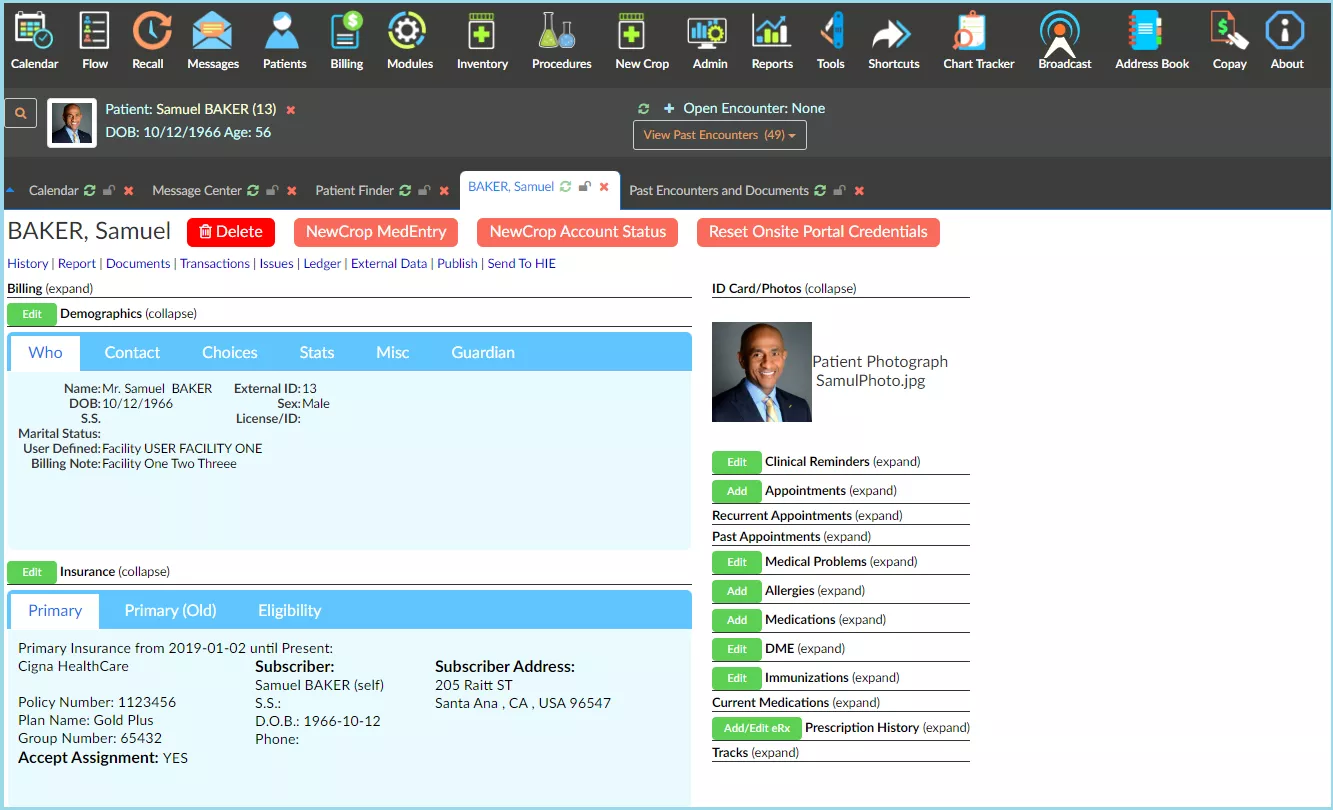 EHR Manager Advanced Electronic Health Records System