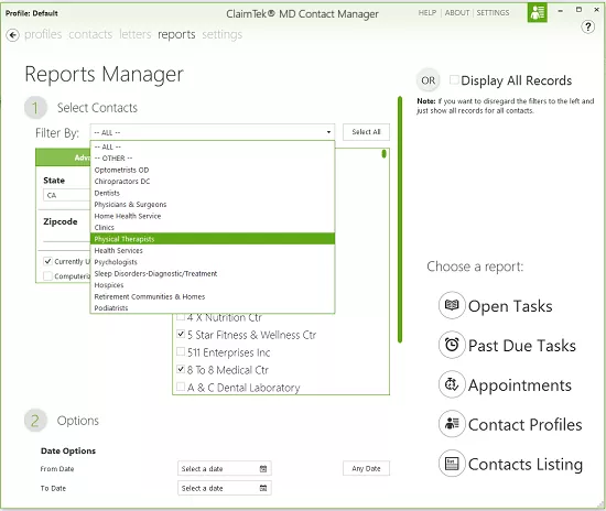 Advanced MD Contact Manager